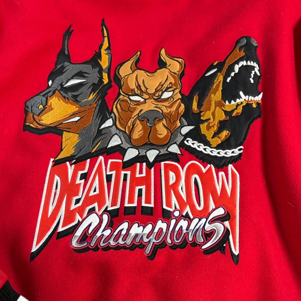 Death Row Red Varsity Jacket - Picture 14 of 14